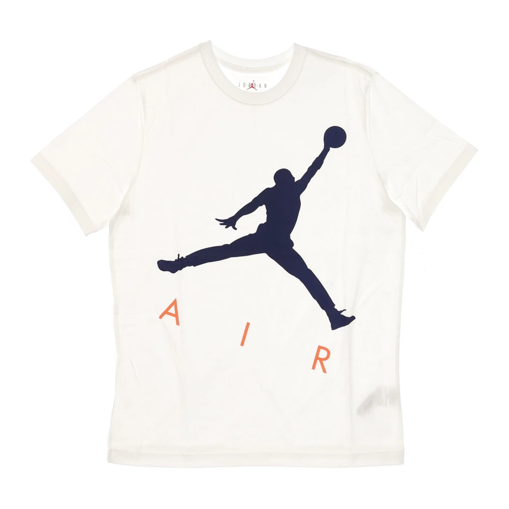 Jordan Uomo Bianco Air Hybrid Crew T-Shirt