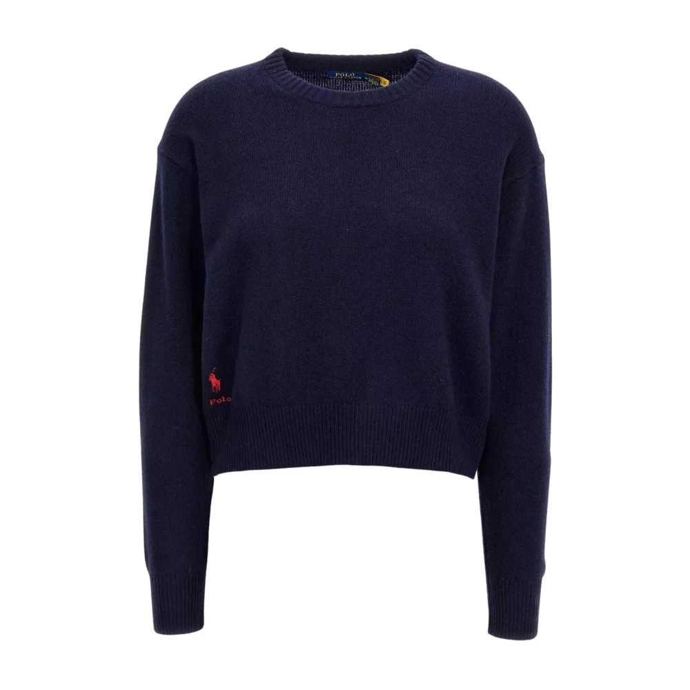 Ralph Lauren Marineblauwe wollen trui Blue Dames