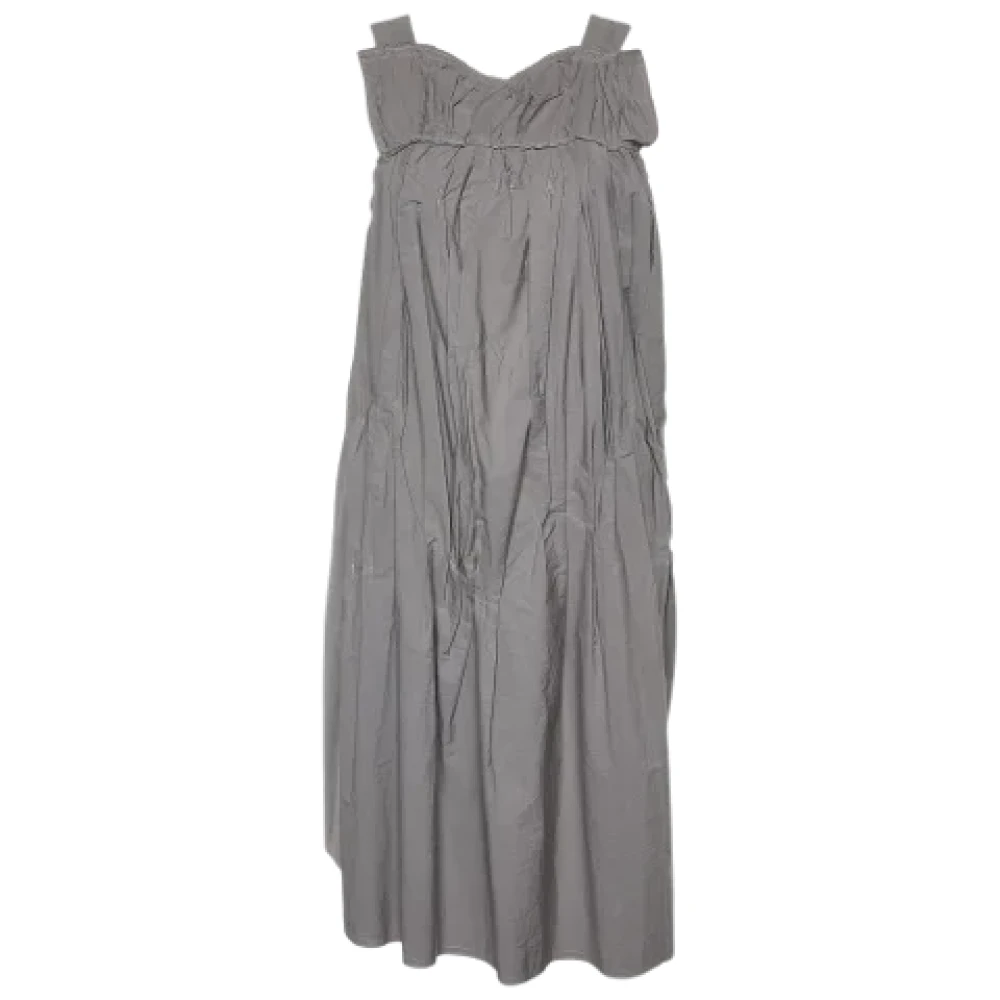 Marni Pre-owned Fabric dresses Gray Dames