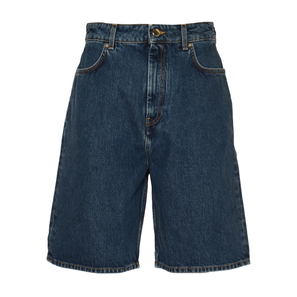 Loulou Studio Denim Shorts voor Vrouwen Blue Dames