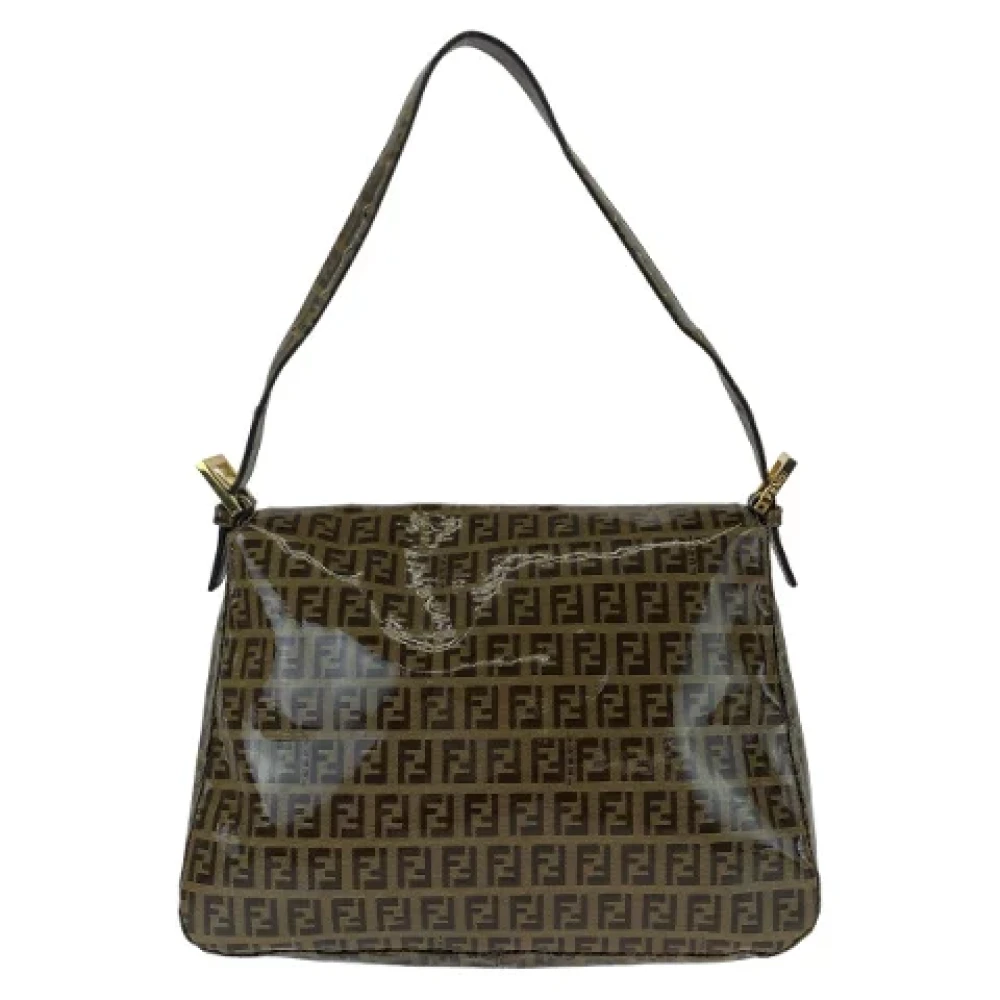 Fendi Vintage Pre-owned Canvas fendi-bags Brown Dames