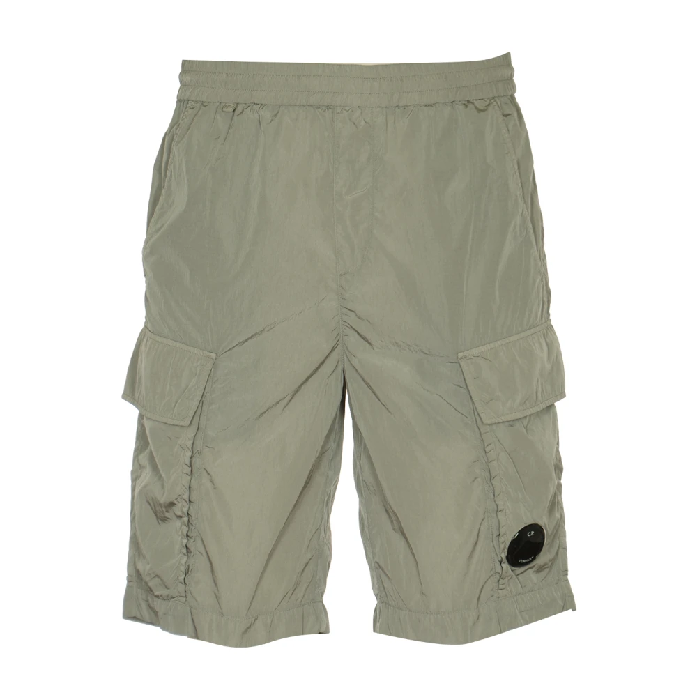 C.P. Company Grijze Nylon Regular Fit Shorts Gray Heren