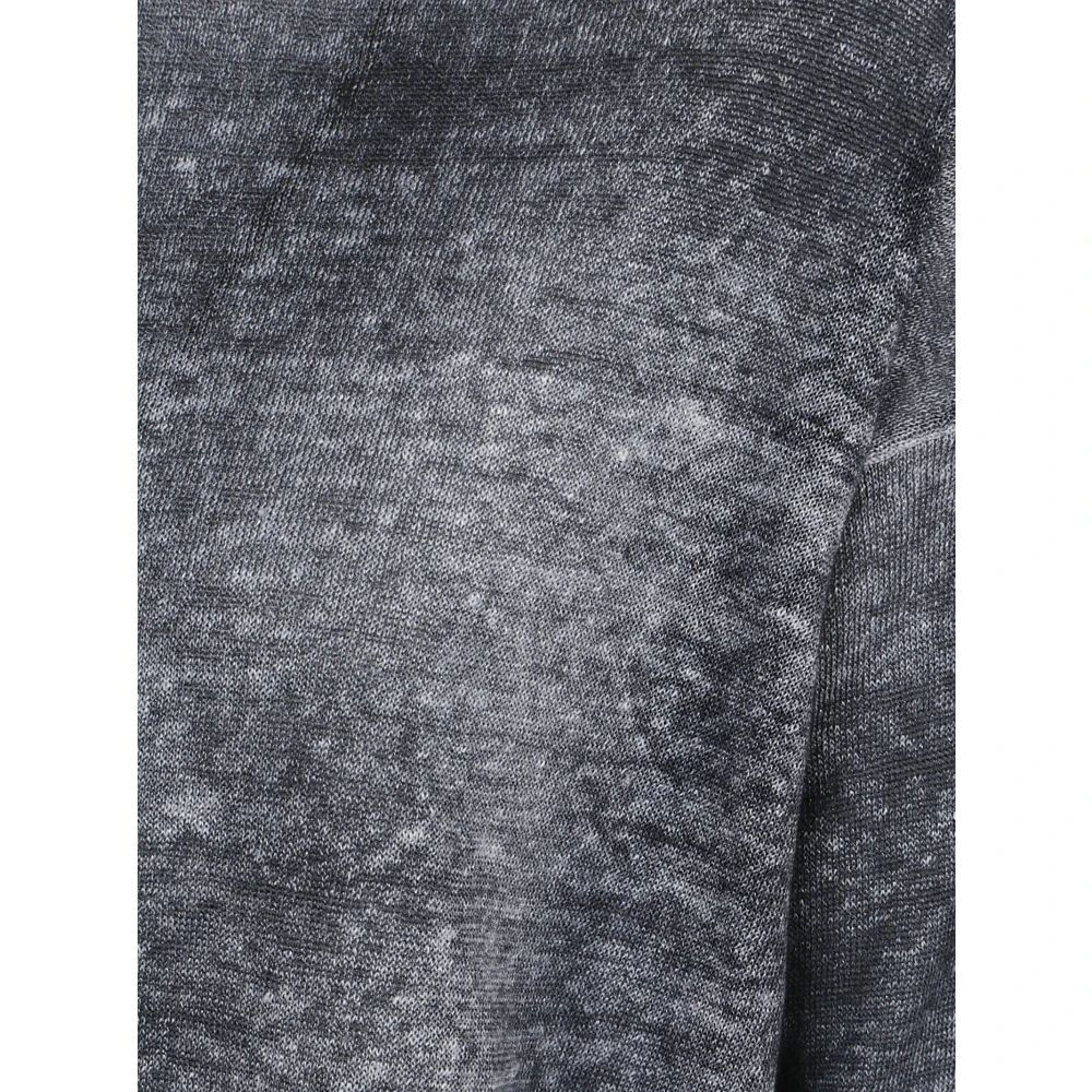 Avant Toi Linnen Katoen Grijs T-shirts en Polo's Gray Dames
