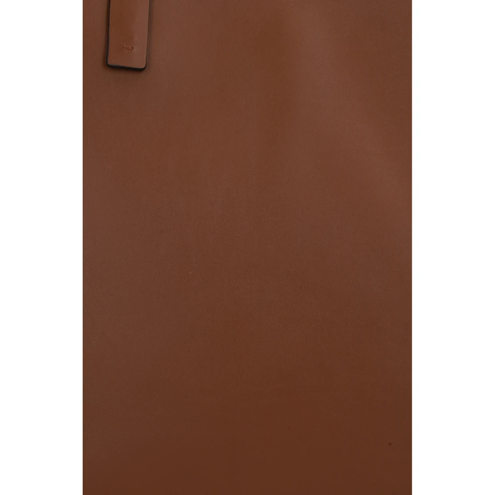 Valentino Garavani Bruine gladleren tote tas Brown Dames
