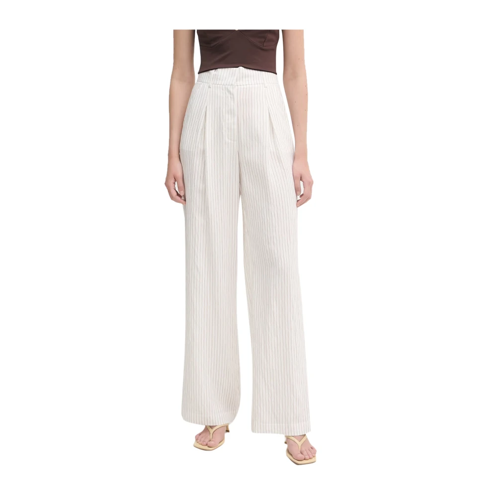 Patrizia Pepe Mujer Blanco - Pantalón Palazzo - Trousers - M