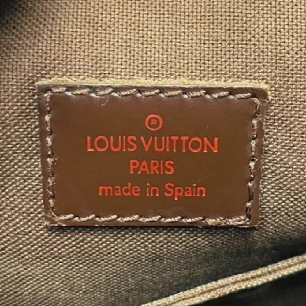 Louis Vuitton Vintage Pre-owned Fabric shoulder-bags Brown Dames