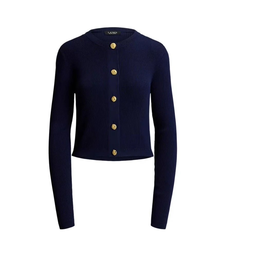 Ralph Lauren Donna Blu Maglie, M, New,