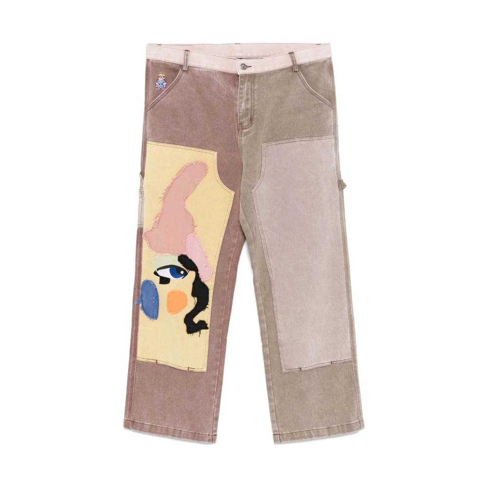 KidSuper Studios Auburn Brown Kinderbroek Brown Heren