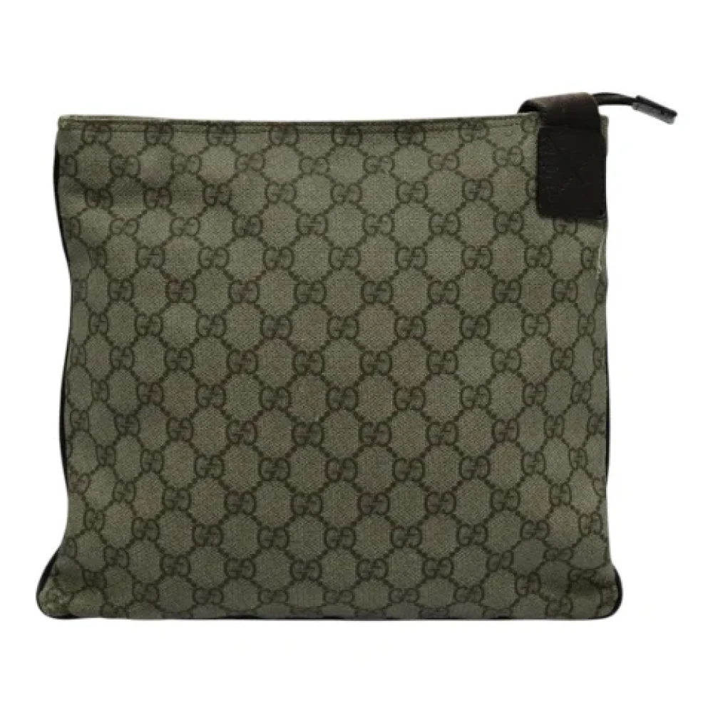 Gucci Vintage Pre-owned Leather gucci-bags Beige Dames