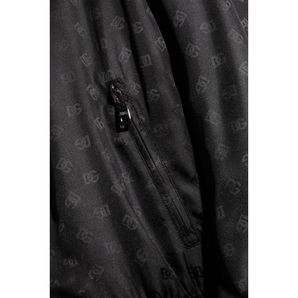 Dolce & Gabbana Zijden bomberjack Black Heren