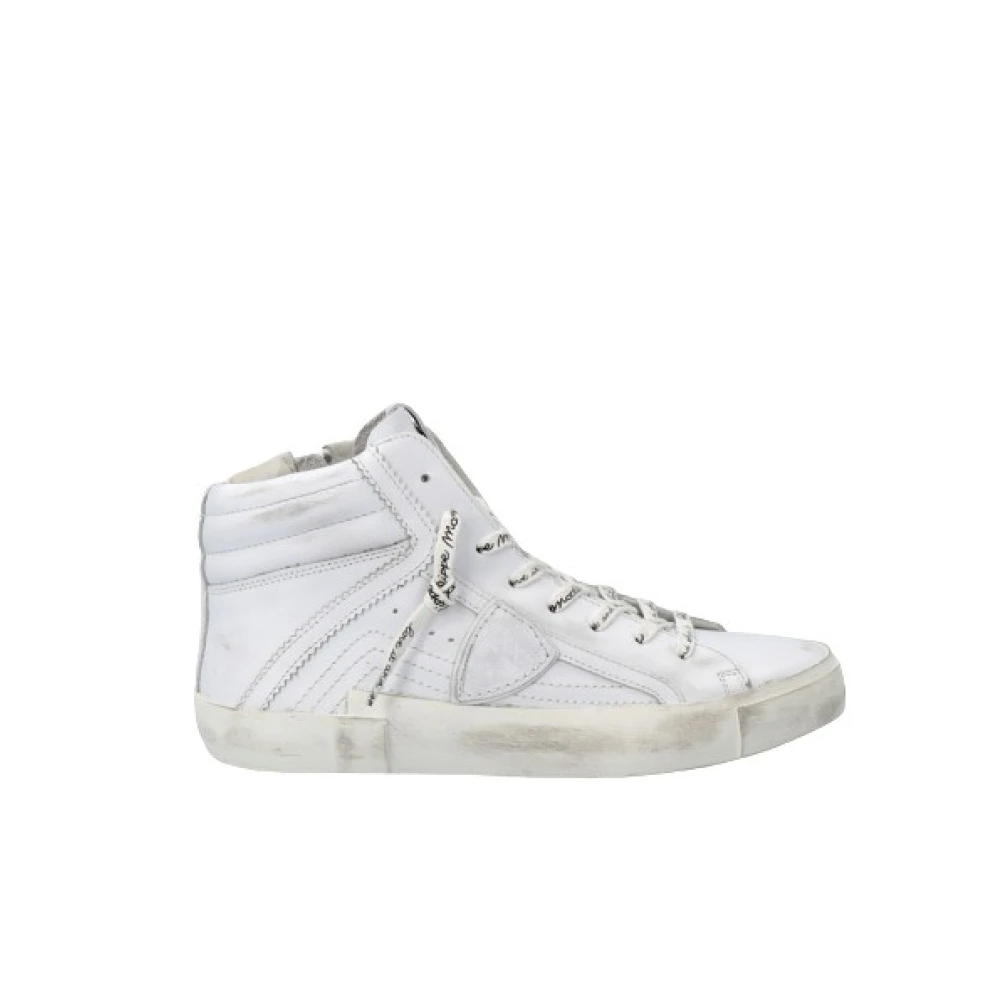 Philippe Model Vintage Pop High Top Sneakers Heren Schoenen Wit