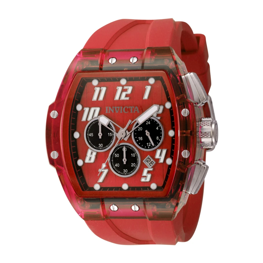 Invicta Watches S1 Rally 45483 Mens Quartz Watch - 47mm Red, Herr