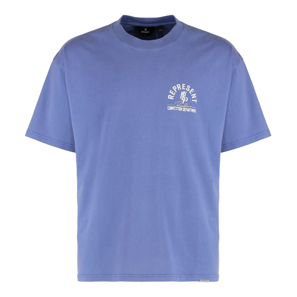 Represent Men's Purple Cotton Crew-Neck T-Shirt - T-Shirts - S - Tops