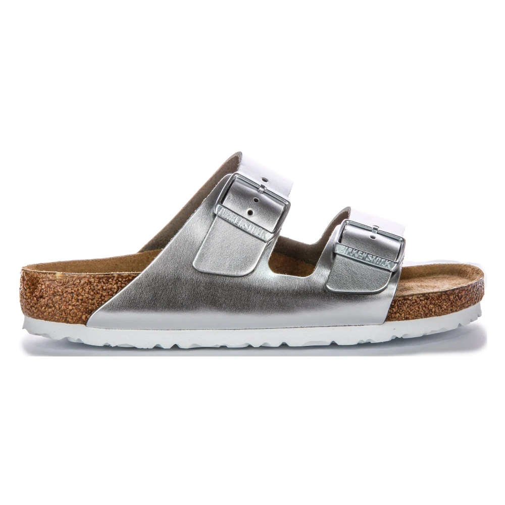 Birkenstock Women's Gray Sliders, 6 Uk, Arizona Bs Regular Fit