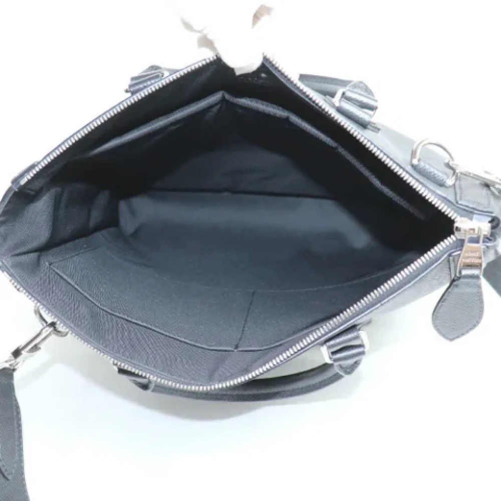 Louis Vuitton Vintage Pre-owned Leather handbags Black Heren