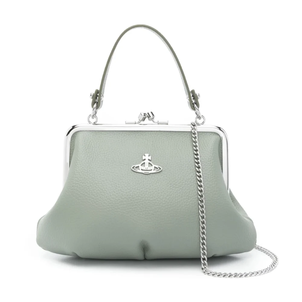Vivienne Westwood Groene Frame Portemonnee voor Oma Green Dames