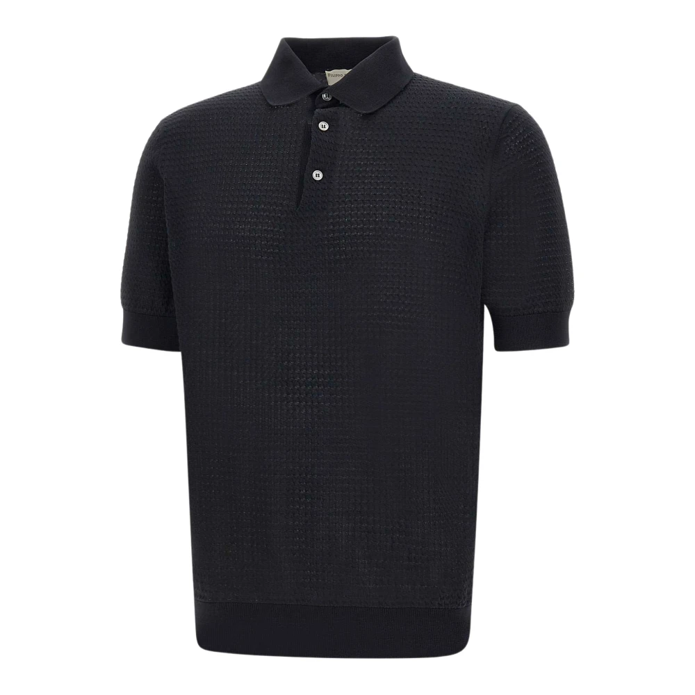 Filippo De Laurentiis Polo Shirts Black Heren