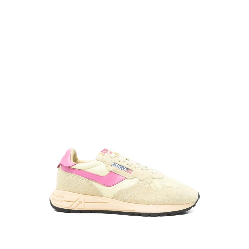 Autry Women's Beige Reelwind Low - Sneakers - 3 Uk - Shoes