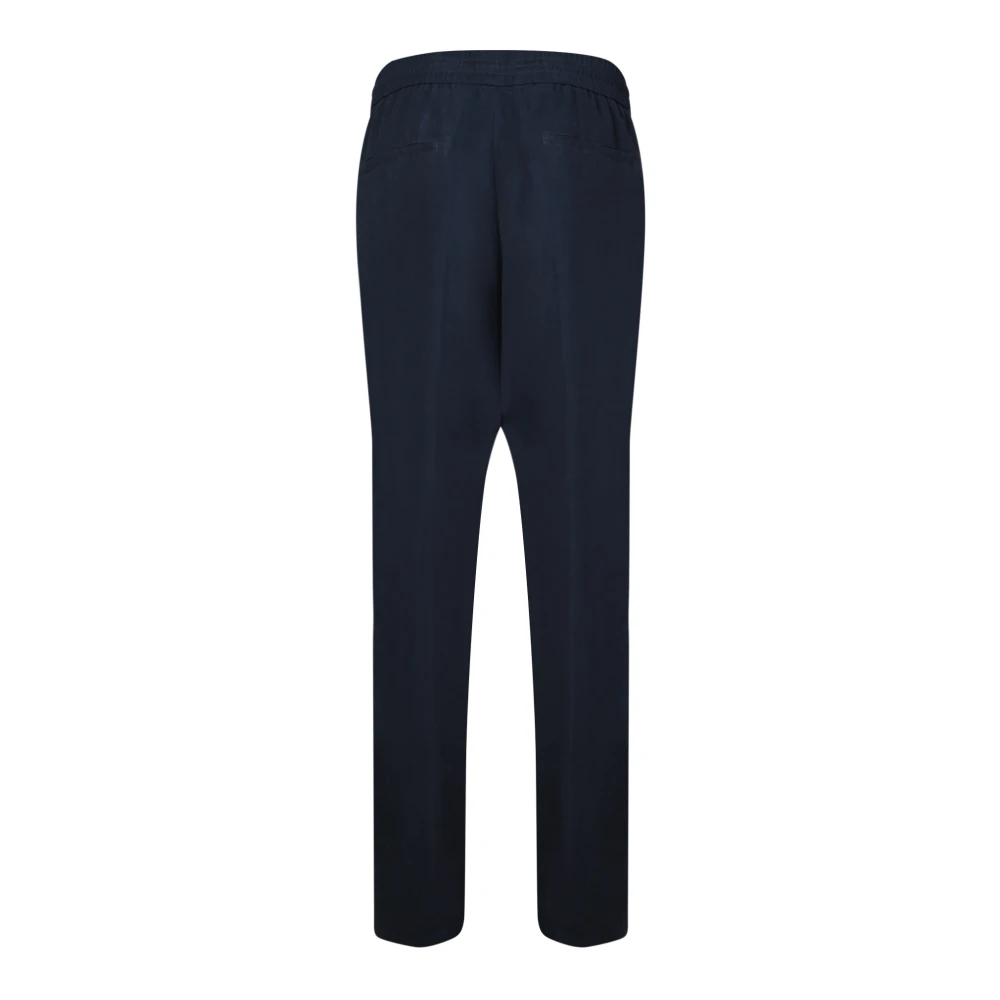 Giorgio Armani Flowing Trekkoord Broek Blue Heren