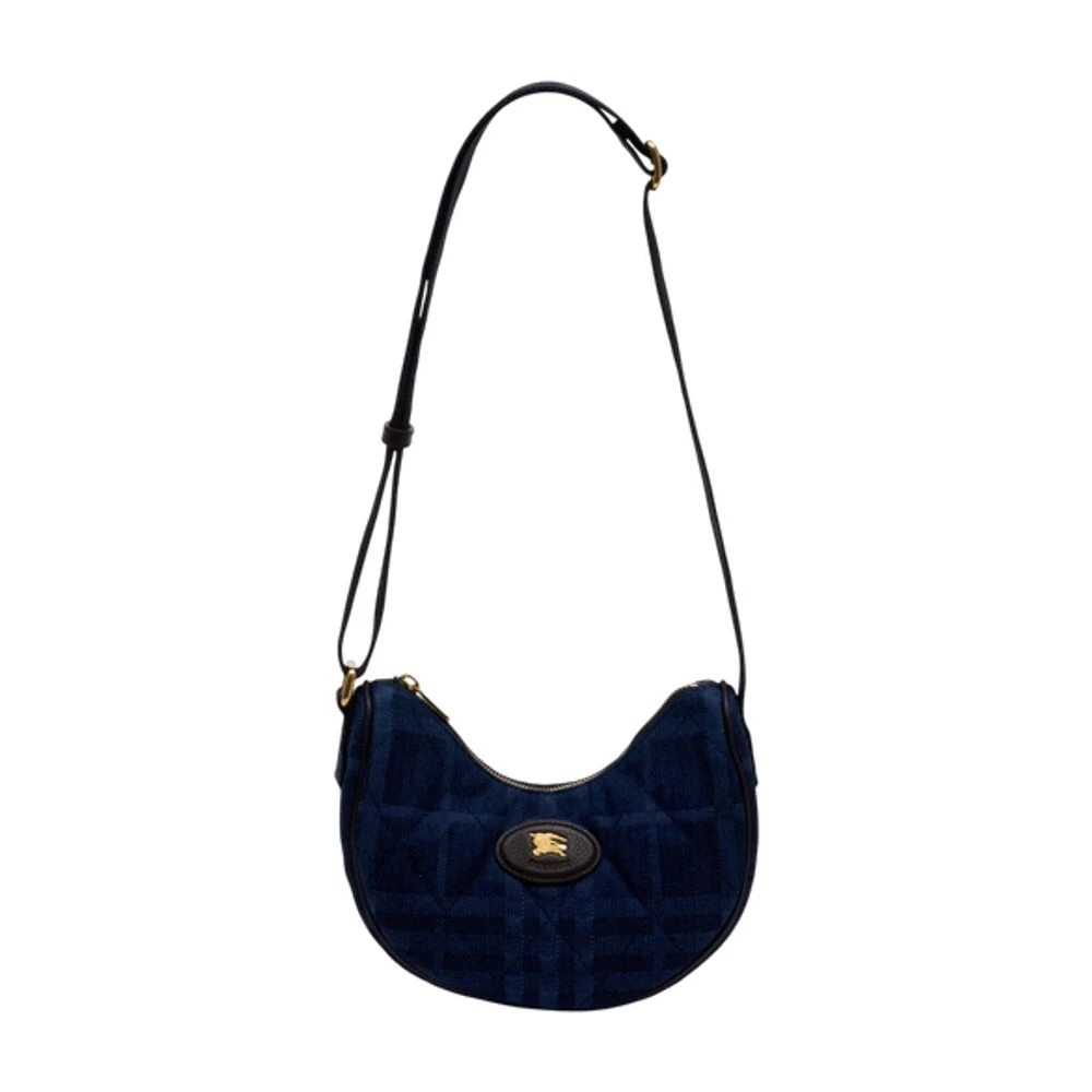 Burberry Women's Blue Cross Body Bags, One Size, Horseshoe Crossbody