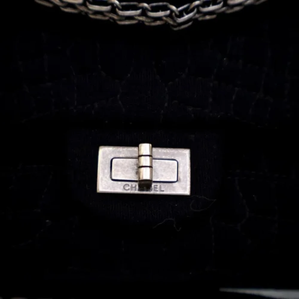 Chanel Vintage Pre-owned Fabric handbags Black Dames