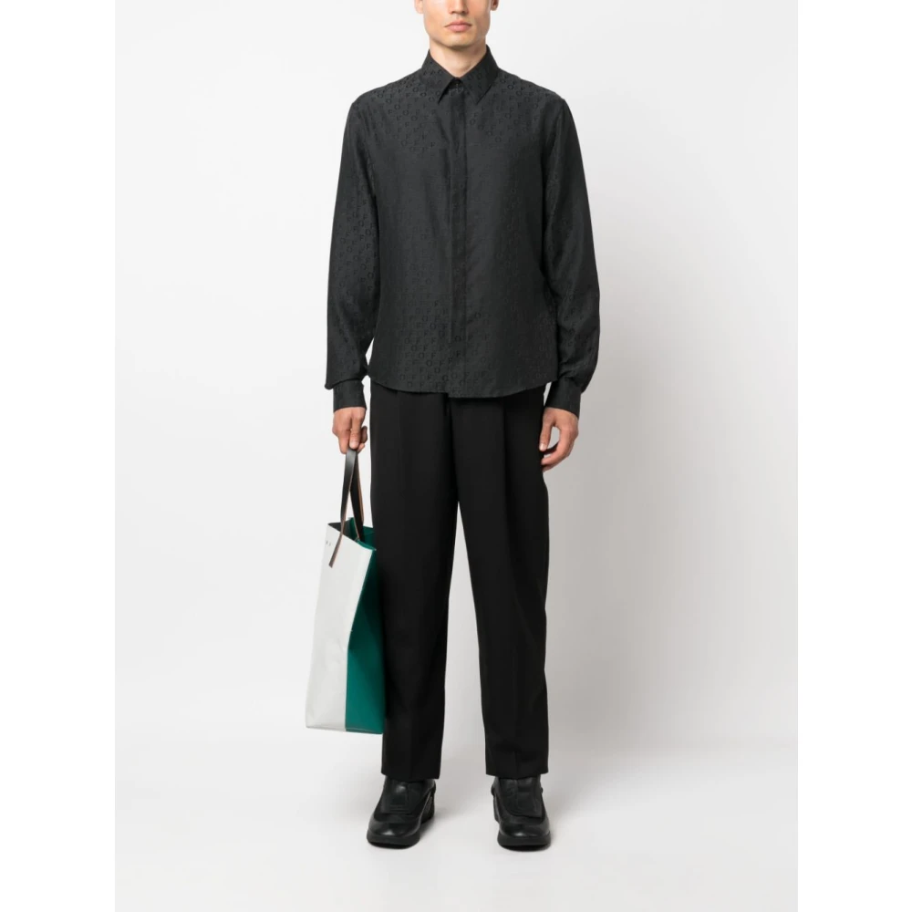 Off White Zwarte Shirts met Stijl Black Heren