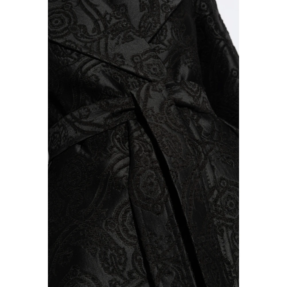 ETRO Gestreepte jas Black Dames