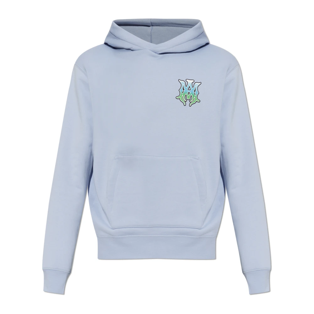 Amiri Blue Logo Sweatshirt - Male - Hoodies - Xl - Sweatshirts & Hoodies