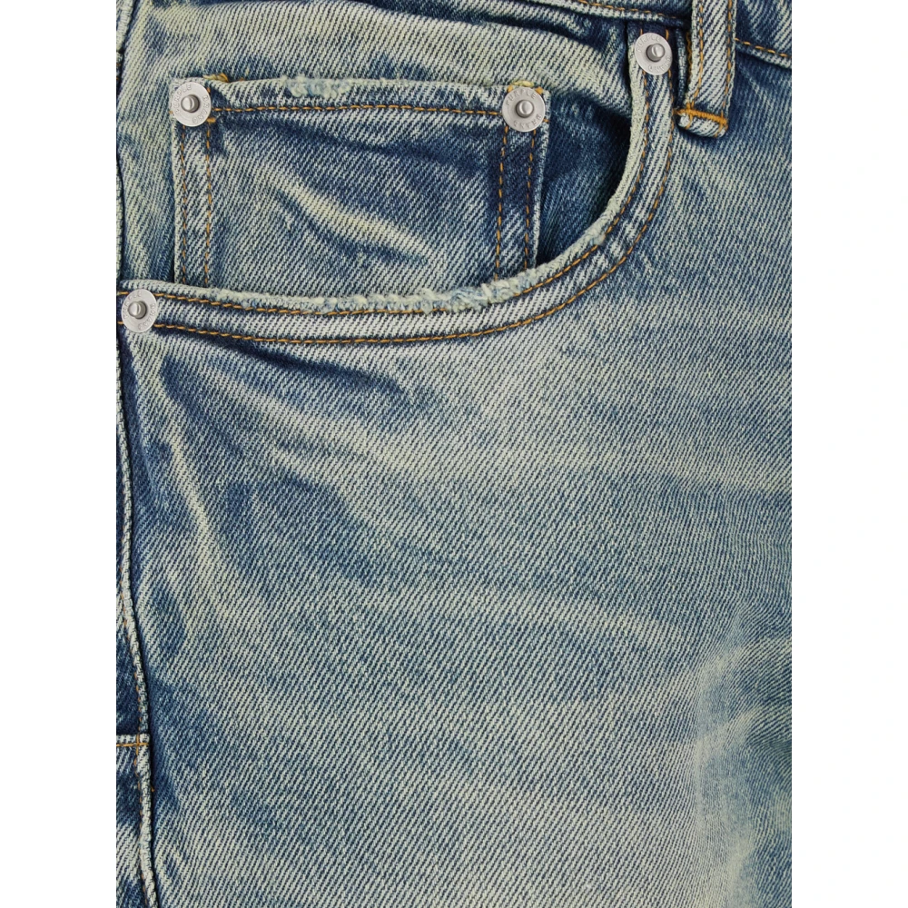 Purple Brand Slim-Fit Lichtblauwe Denim Jeans Blue Heren