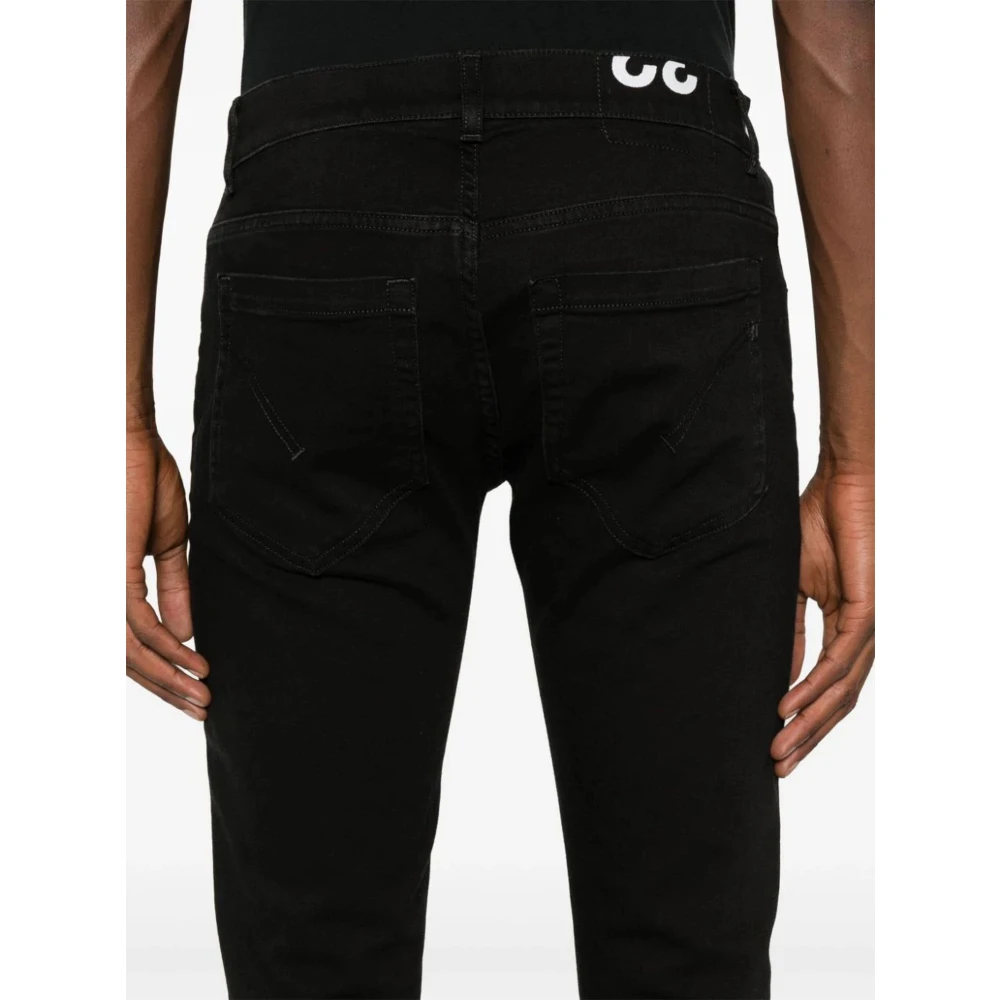 Dondup Zwarte Skinny Jeans van Katoen Black Heren