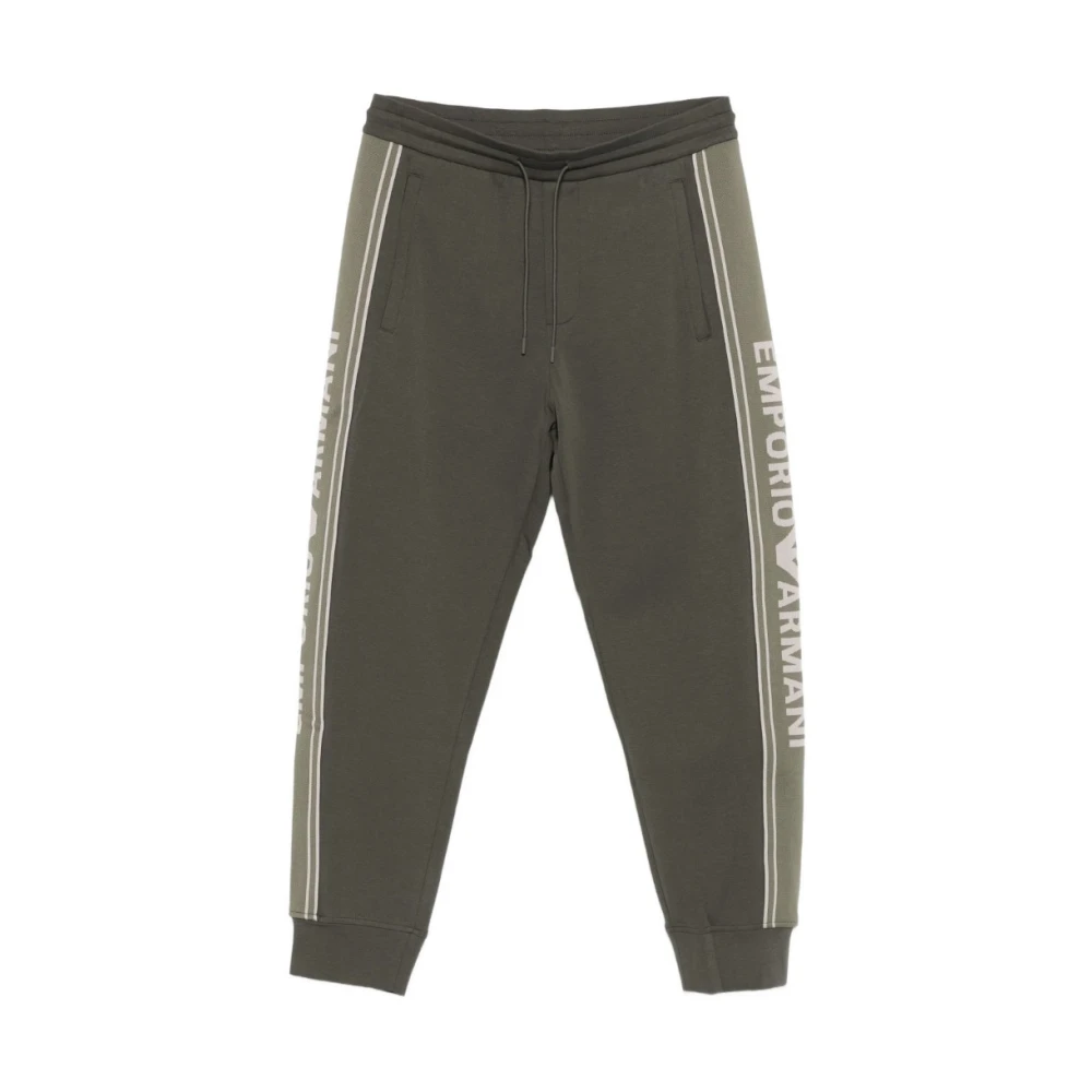 Emporio Armani Uomo Verde Pantaloni Slim Fit