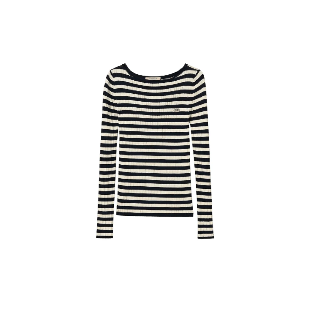 Twinset Gestreepte longsleeve top Multicolor Dames