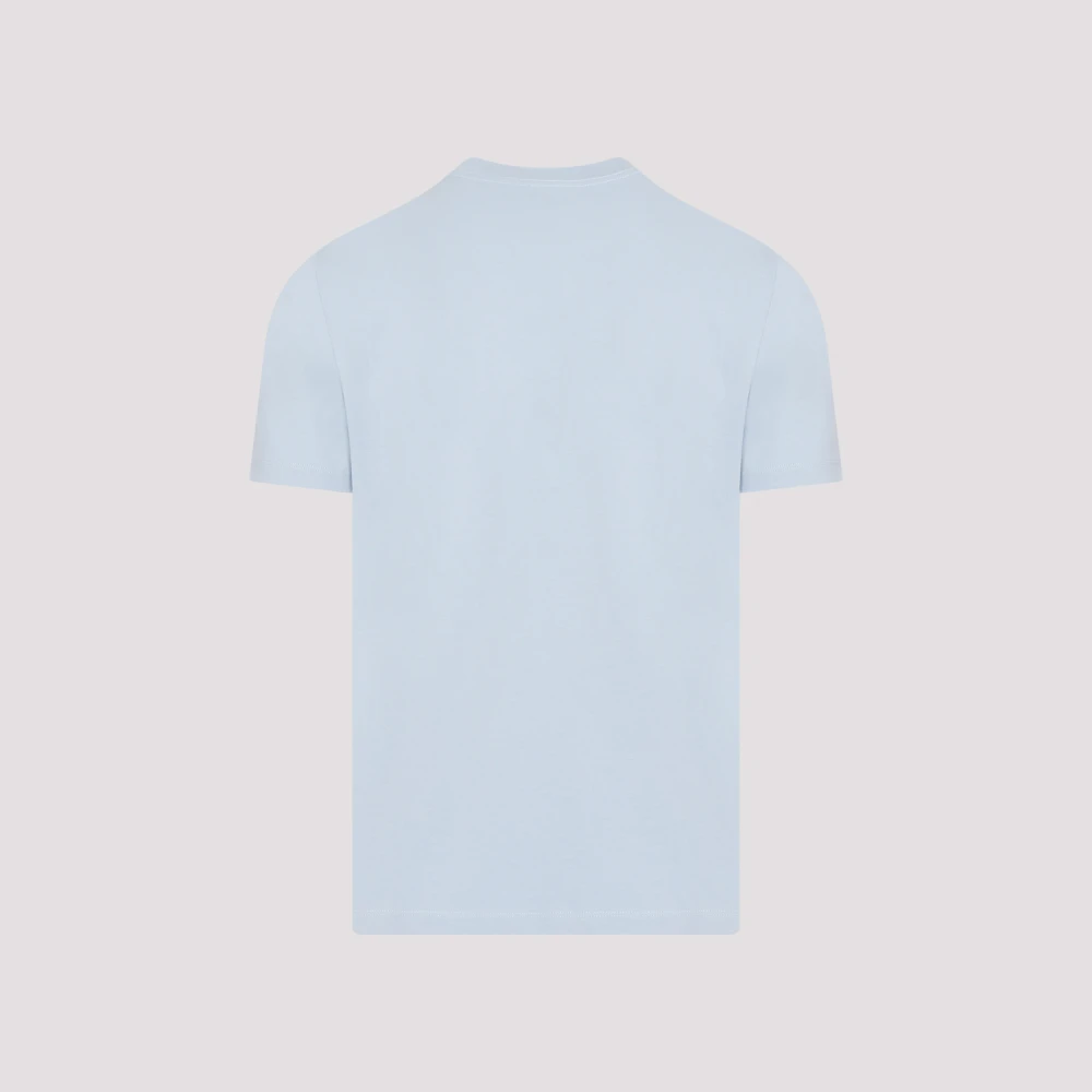 Dunhill Blauw Katoenen T-shirt Ss24 Blue Heren