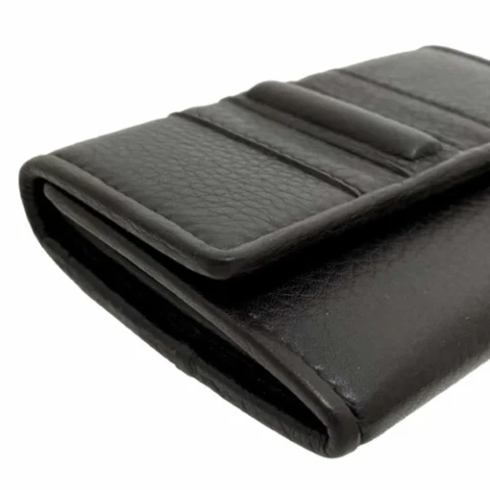 Gucci Vintage Pre-owned Leather wallets Brown Heren