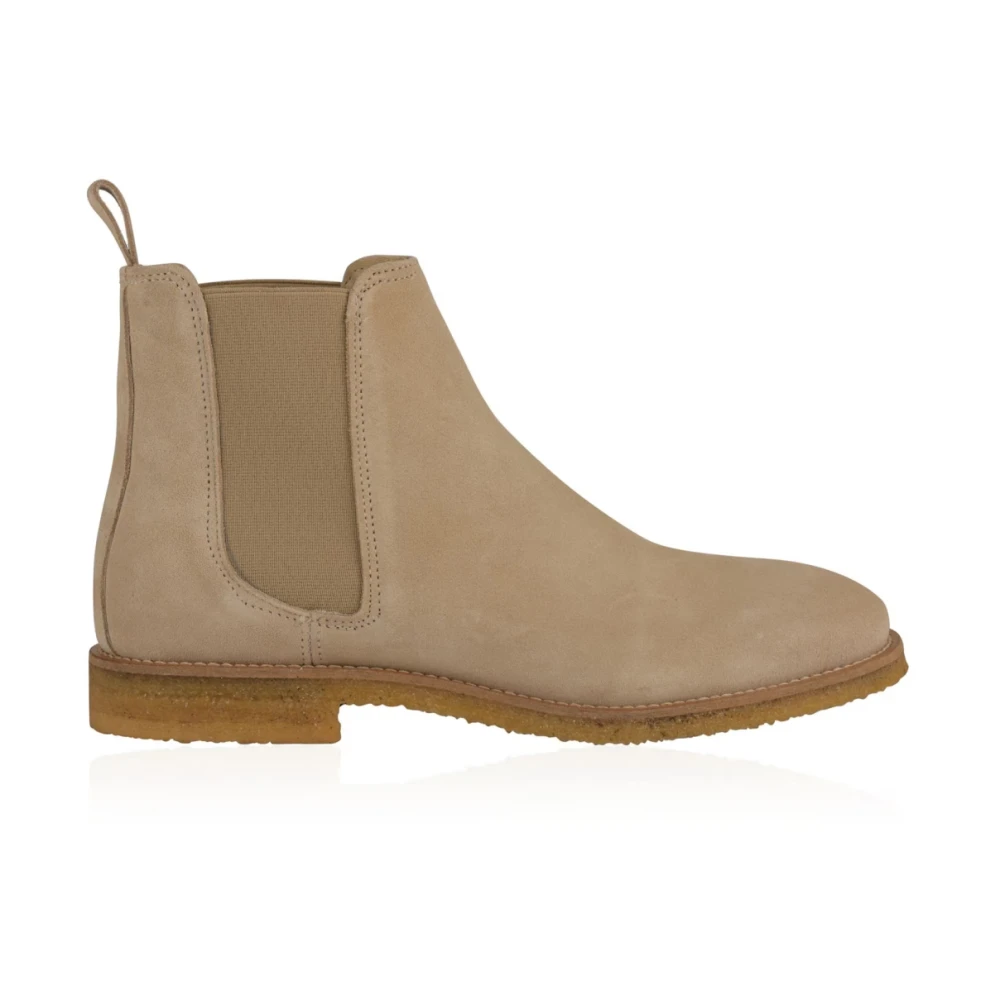 Mallet London Pebble Chelsea Boots med Gummisula Beige, Herr