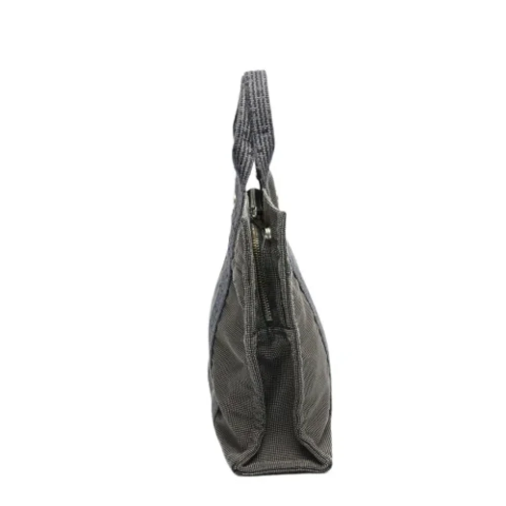 Hermès Vintage Pre-owned Canvas handbags Gray Dames