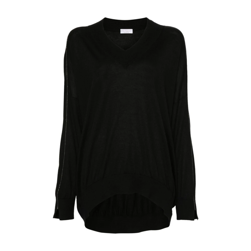 BRUNELLO CUCINELLI Stijlvolle Sweaters voor een Chic Look Black Dames