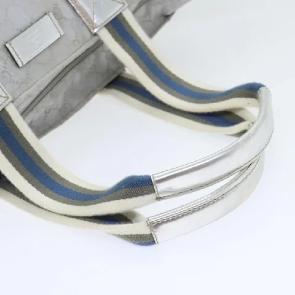 Gucci Vintage Pre-owned Canvas gucci-bags Gray Dames