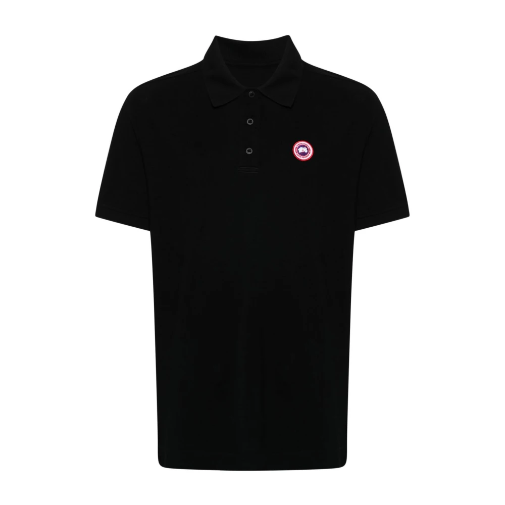 Canada Goose Men's Black Polo Shirts, M, Beckley Polo