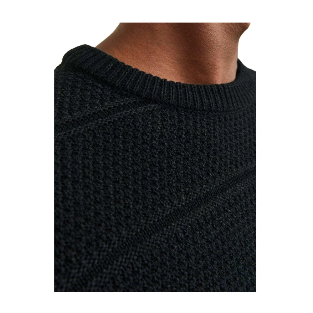 jack & jones Zachte Gebreide Crew Neck Trui Blue Heren