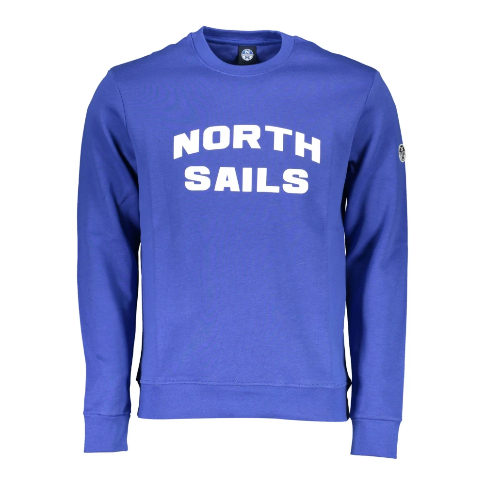 North Sails Men's Blue Sweatshirts, Xl, Long Sleeve Crewneck Sweatshirt