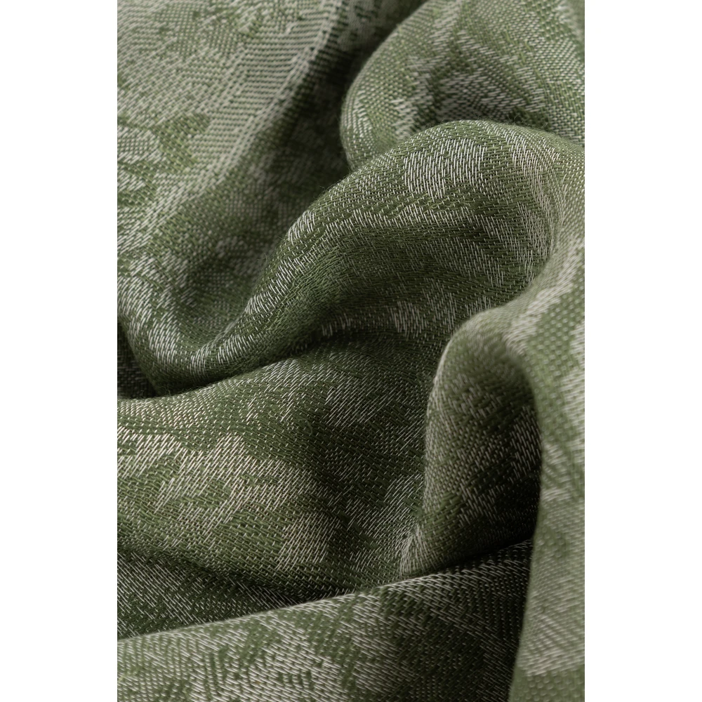 ETRO Sjaal met decoratief patroon Green Heren
