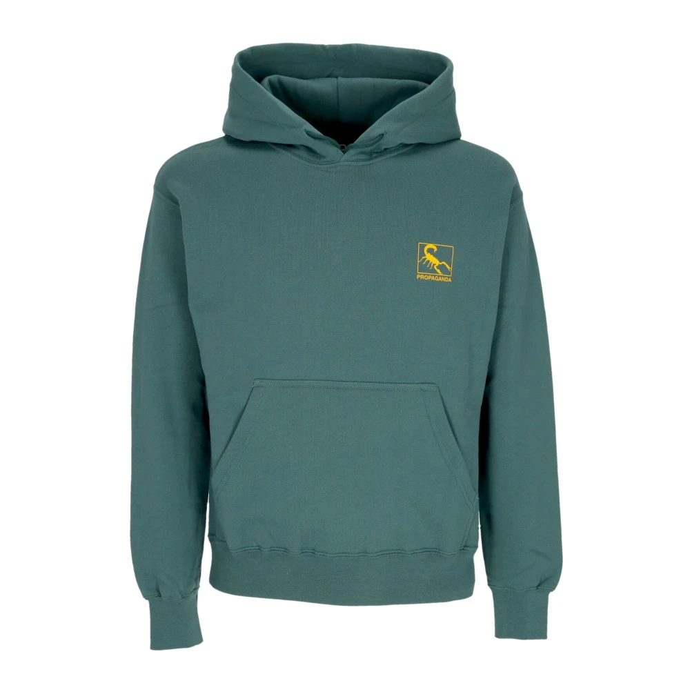 Propaganda Men's Green Forest Hoodie With Front Pocket Extra Small