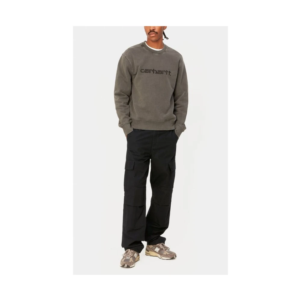 Carhartt WIP Zwarte Broek voor Stedelijke Stijl Black Heren