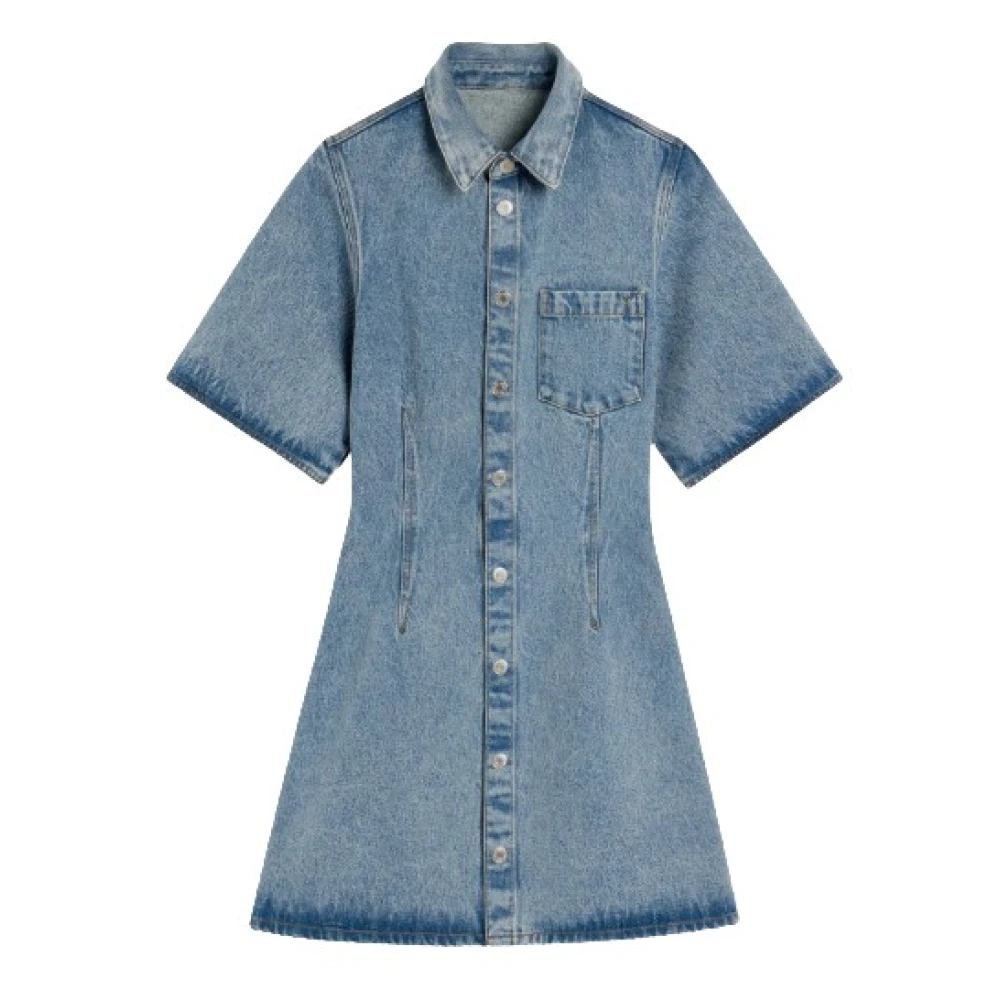 Ami Paris Stijlvolle Jurken Collectie Blue Dames
