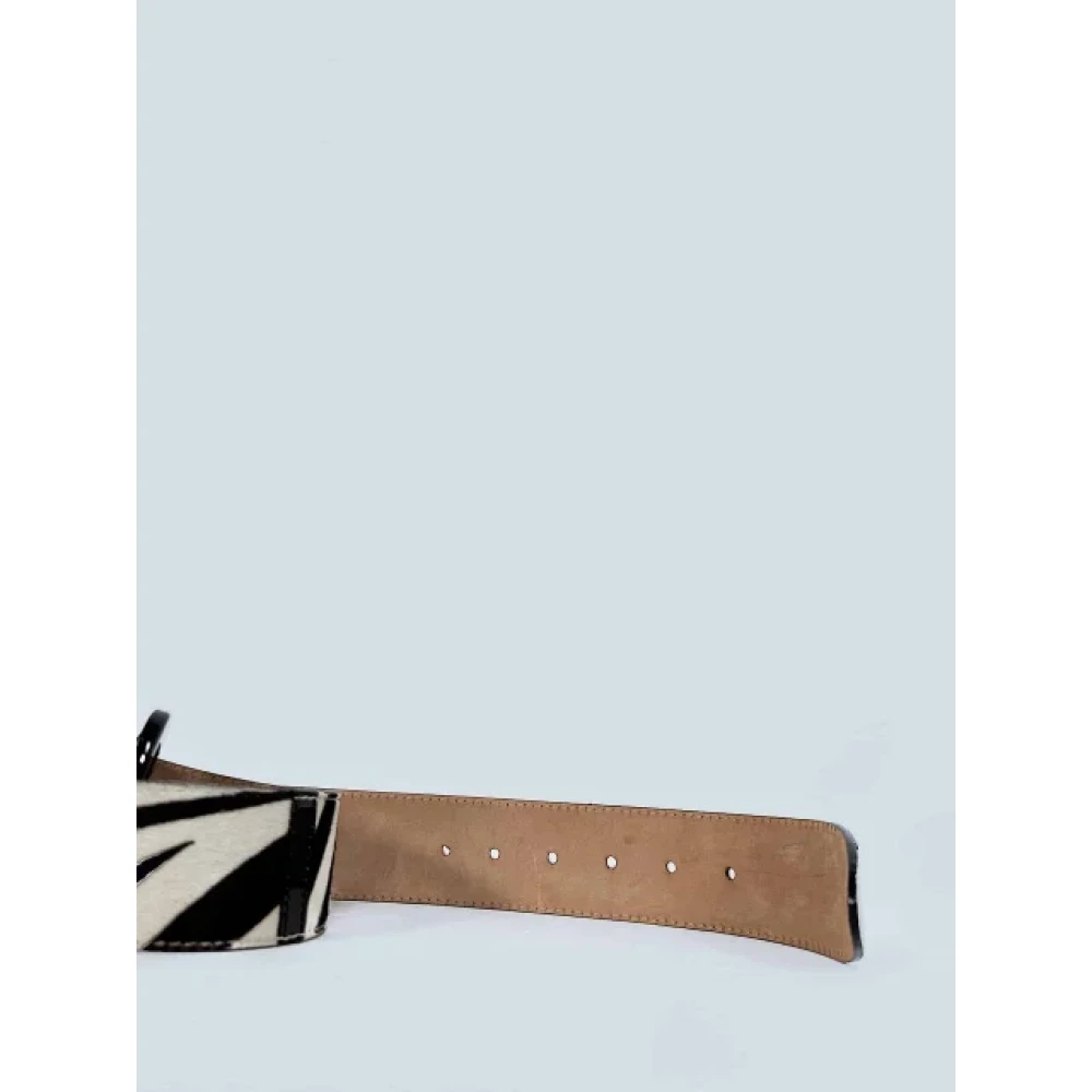 Dolce & Gabbana Pre-owned Leather belts White Dames