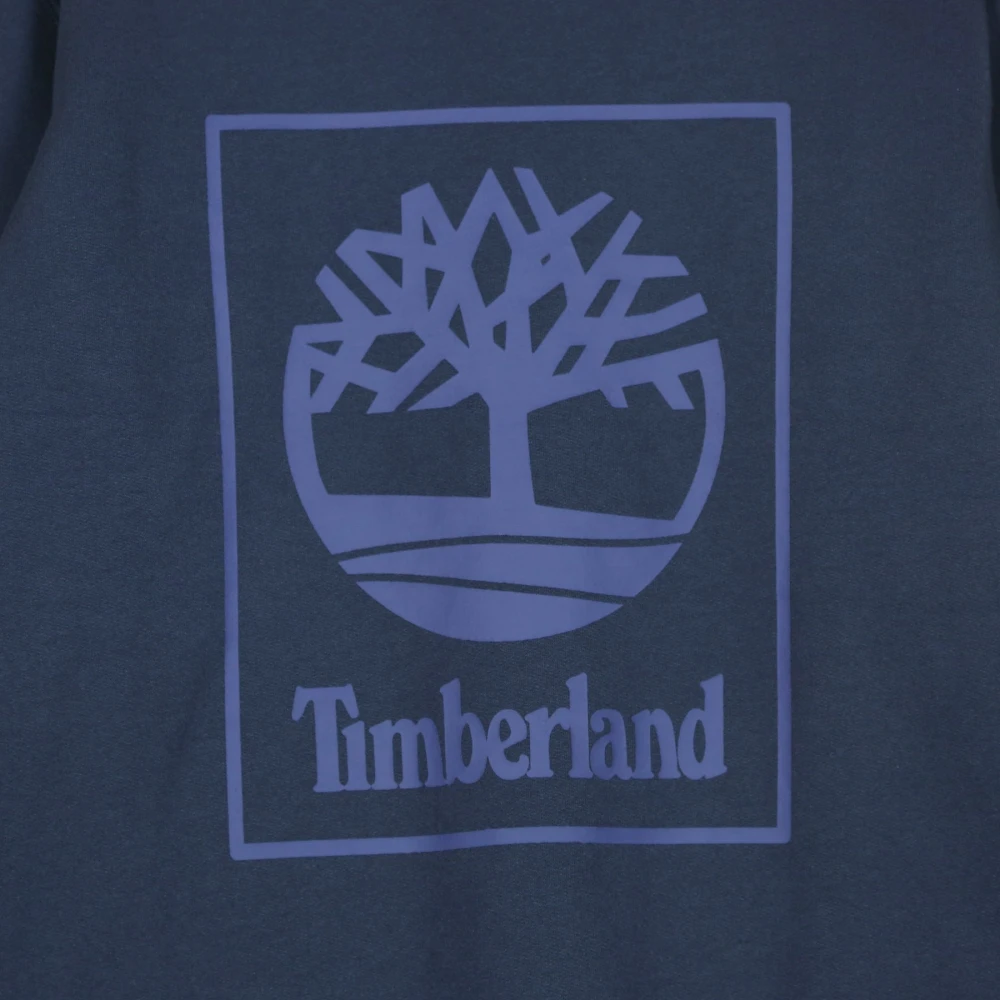 Timberland Seizoensboom Crewneck Sweatshirt Zwart Blue Heren