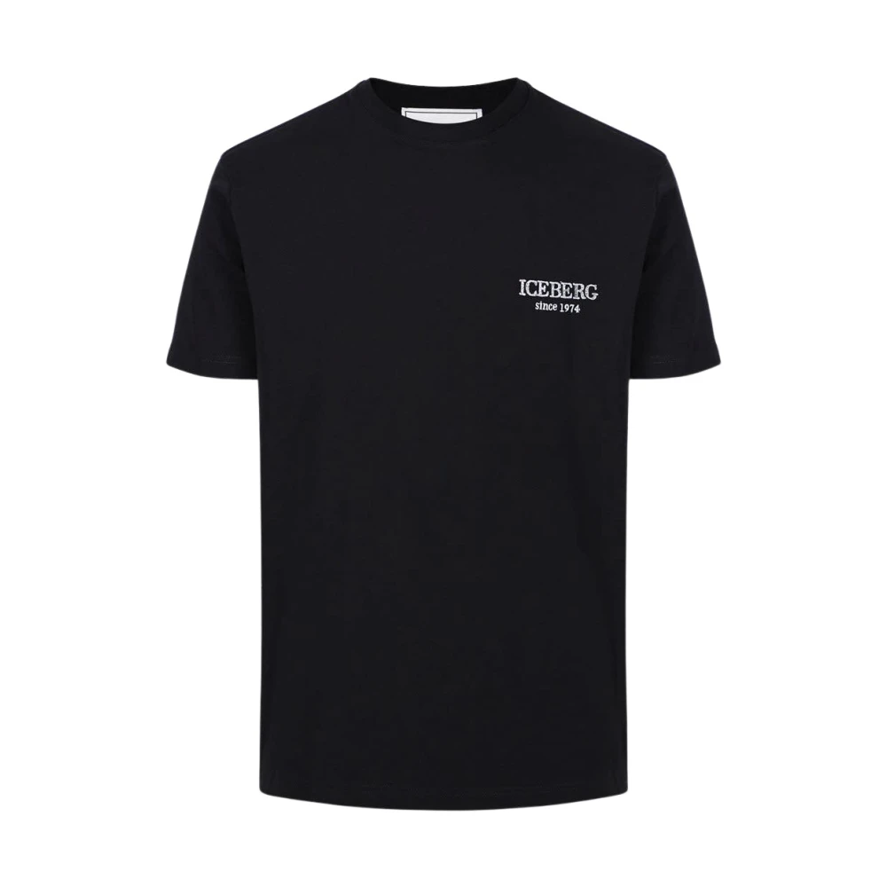 Iceberg - Tops > T-Shirts - Black - Iceberg - Modalova