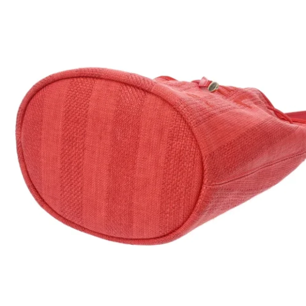 Chanel Vintage Pre-owned Fabric chanel-bags Red Dames