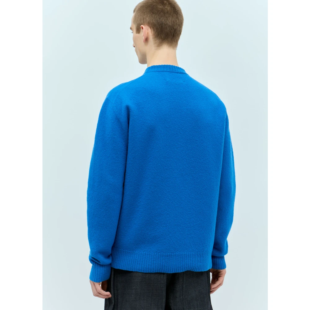 Jil Sander Knitwear Blue Heren